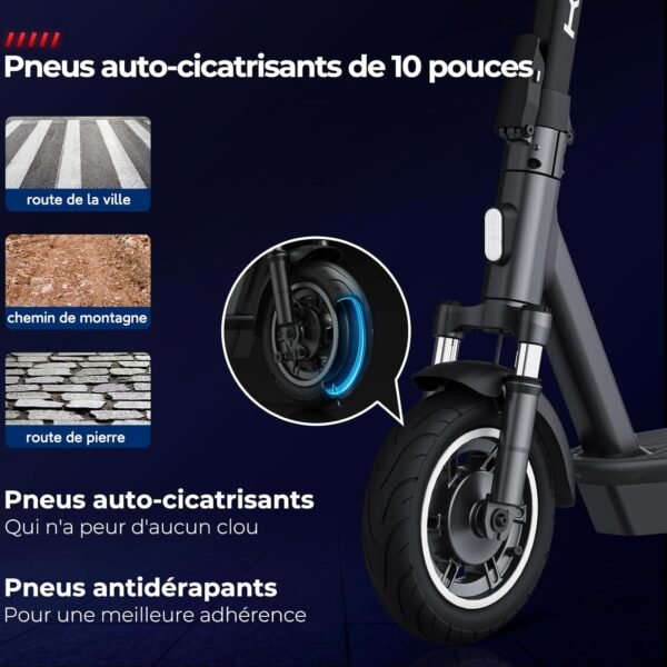 Trottinette Électrique Adulte 500W, Pliable  avec 65km d'Autonomie – Image 4