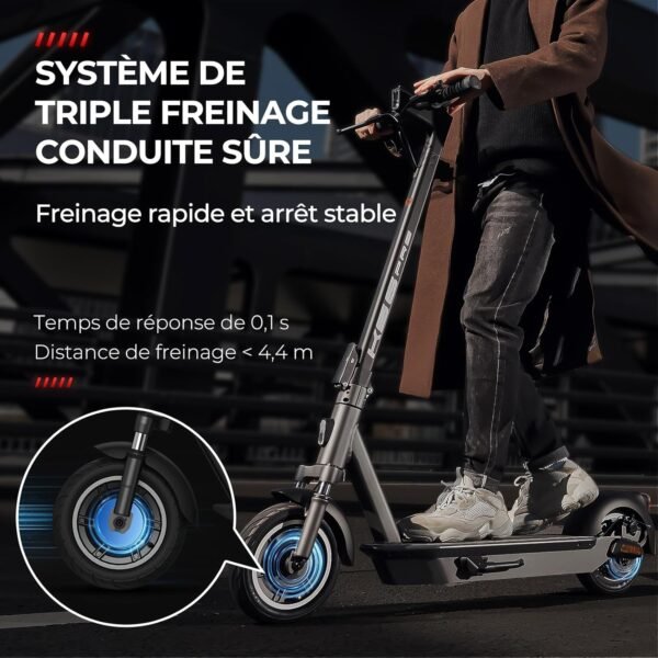 Trottinette Électrique Adulte 500W, Pliable  avec 65km d'Autonomie – Image 5