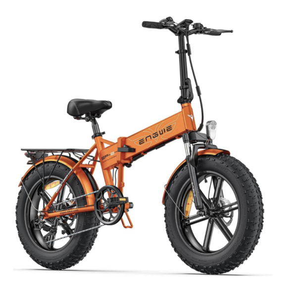 Vélo électrique pliable 20" à pneus larges, 7 vitesses, batterie amovible 48V 13Ah